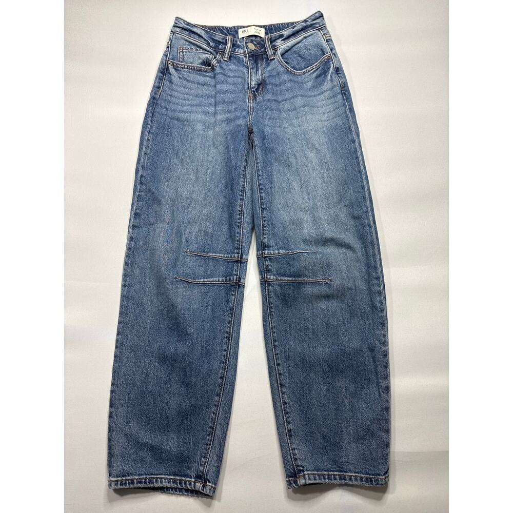 BKE Buckle Women's Taylor Low Slung Horseshoe Blue Denim Jeans - 23x28 (27x27)